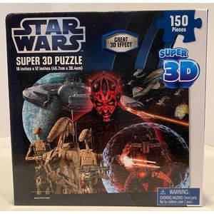 NEW‎ Star Wars Super 3D Puzzle, Jigsaw Darth Maul Dark Force 2012 Lucasfilm